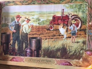 International Harvester Ih Farmall Tractor Print Circa Vintage 1945