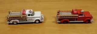 Hallmark 2006 1961 Gmc Fire Engine Red And Koc Excl White Repaint