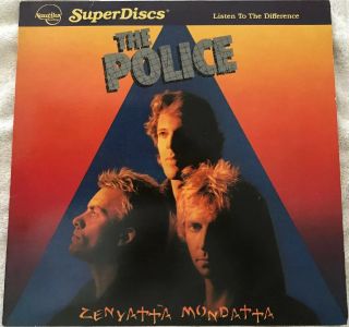The Police - Sting Zenyatta Mondatta Lp W/ Poster - Nautilus Nr 19 Nm