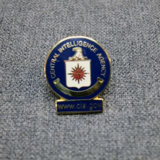 Cia Central Intelligence Agency Hat Lapel Pin Logo Usa Security Worldwide Spy