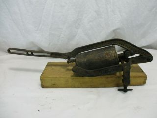 Vintage Old Model T Car Running Board Tire Pump Inland Mfg.  Co.  Auto Hand Pump
