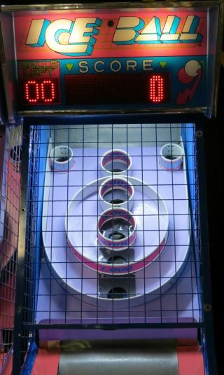 ICE BALL SKEEBALL REDEMPTION TICKET ARCADE GAME Available 3