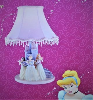 Disney Princess Table Lamp Hampton Bay 01203 Pristine Nib