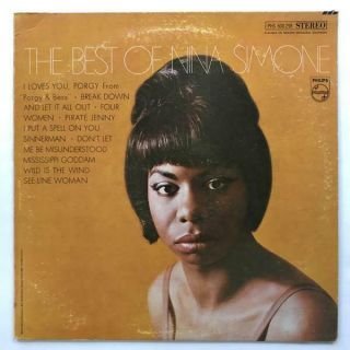 Nina Simone The Best Of Lp Vg,  /ex 60s Vinyl