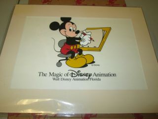 The Magic Of Disney Animation " Mickey Drawing " Picture
