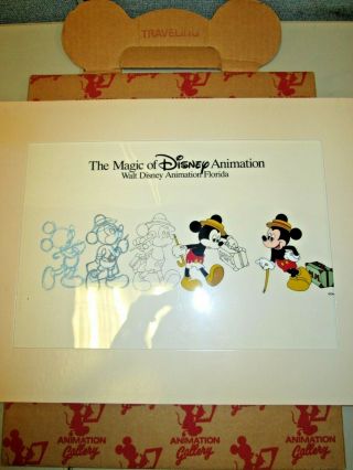 The Magic Of Disney Animation " Progressive Mickey Cel " Gallery