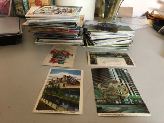 4 Pounds Worth Of Postcards From The 30 