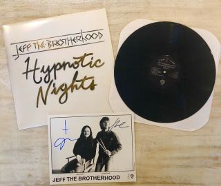 Hand Painted Jeff The Brotherhood " Hypnotic Nights " - 1 Of 50 - Very Rare