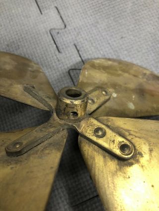 Antique Century Brass Fan Blade 3