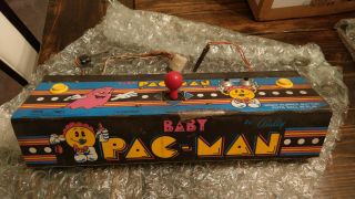 Baby Pac Man Pinball Arcade Control Panel - Complete