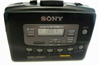 Vintage Sony Walkman Wm - Fx403 Stereo Cassette Player Fm/am Radio,  Auto Reverse