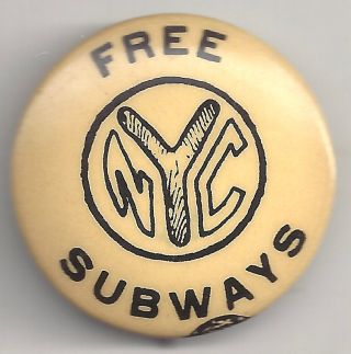 Nyc Subways Pin York Cause Pinback Nyc Button