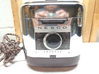Vintage Nesco Fryryte Deep Fryer Vgc