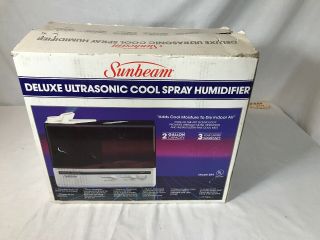 Vintage Sunbeam Ultrasonic Humidifier Model 684 2 Gallon