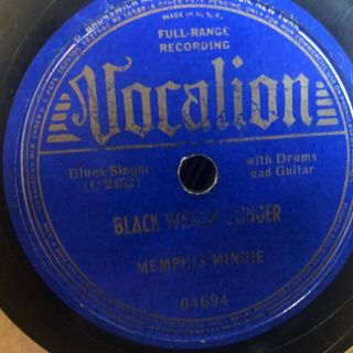 Memphis Minnie Vocalion 04694 Blues 78 Rpm V/v,