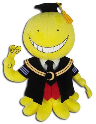 Legit Assassination Classroom Anime Authentic Plush Yellow Koro Sensei 52909