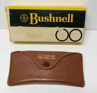 Vintage 1970`s Bushnell/bausch & Lomb Yellow Lens Shooting Glasses W/case,