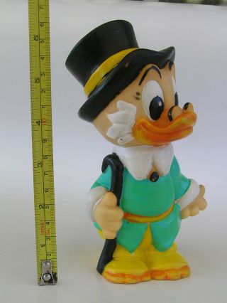 Rare Vintage Mr Donald Duck Walt Disney Rubber Bath Doll Toy