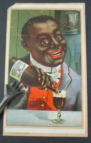 Charles A.  King Brewery Black Americana Victorian Trade Card