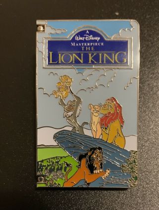 Disney Pin Le 1500 - Vhs Tape Series - The Lion King