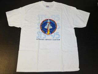 Nos Vtg 1998 Kennedy Space Center Shuttle Discovery Sts - 95 Xl T Shirt John Glenn