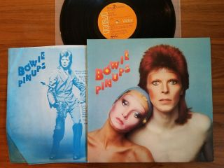 David Bowie - Pinups 1973 Rca 1st Ed.  Lp W/ Inner Nm -