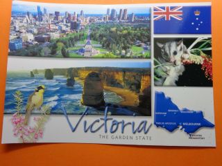 Postcard,  Victoria The Garden State,