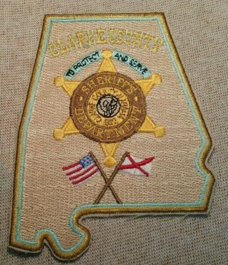 Al Clarke County Alabama Sheriff Patch