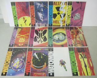 Complete Set Of Watchmen 1 - 12 Dc Limited Series 1986 Alan Moore Dave Gibbons