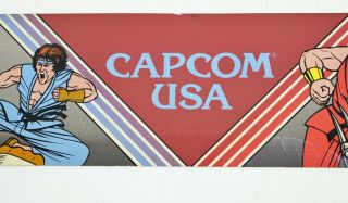 Authentic Video Game Monitor Bezel Street Fighter 1987 Capcom Arcade 2