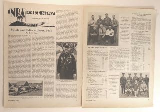 Vintage Camp Perry Nra Police News Gun Shooting Photos 1931 Print Article Poster