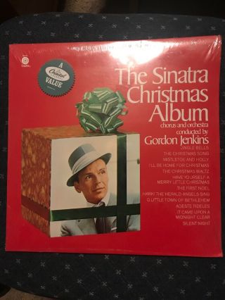 Frank Sinatra The Christmas Album Lp Dt 500894 Vinyl Vg,  Rare W Sticker