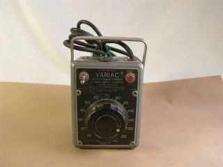 Vintage General Radio W5mt3 Variac Variable Transformer 5 Amp