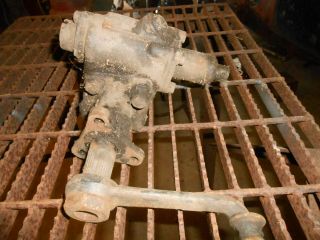 Vintage 1932 1933 1934 Ford Steering Box With Pitman Arm Scta