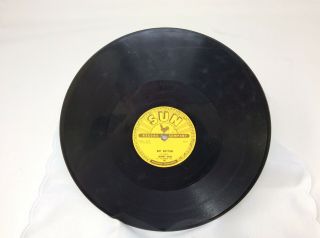 Sun Records (241) Johnny Cash I Walk the Line / Get Rhythm 78 RPM Record VG 3