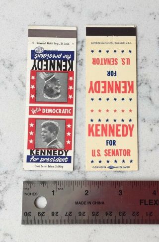 2 Vintage Matchbook Cover Political Campaign Jfk John F.  Kennedy Robert Rfk