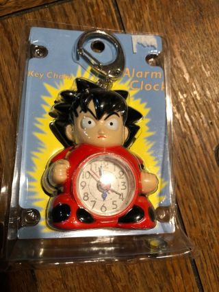 Dragon Ball Z Dbz Anime Goku 3 Inch Mini Alarm Clock Keychain