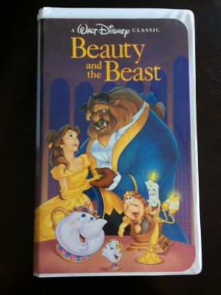 Beauty And The Beast Vhs - Disney Black Diamond
