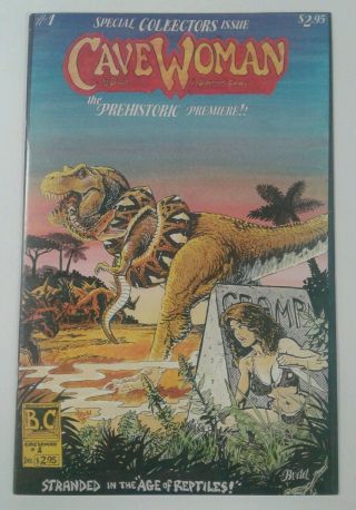 Cavewoman 1 First Edition 1st Printing 1993 Fn,  6.  5 Basement Comics Budd Root