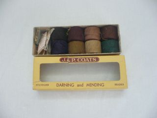 Vintage J & P Coats Darning And Mending Thread