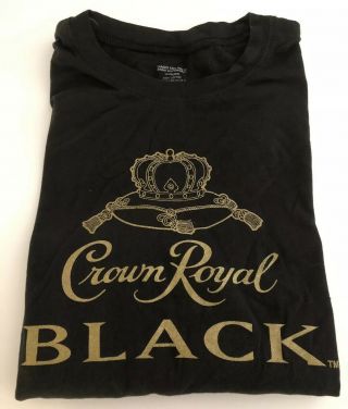 Crown Royal Black Teeshirt Size L