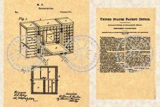 Us Patent For A Wooton Desk Secretary 029.  5