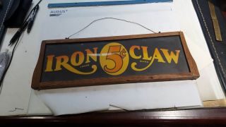 Coin Op Iron Claw Marque Sign