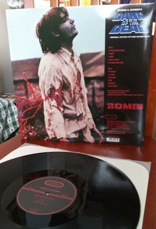 DAWN OF THE DEAD SOUNDTRACK Zombi Goblin LP vinyl Italy Pressing Romero OOP 2000 3