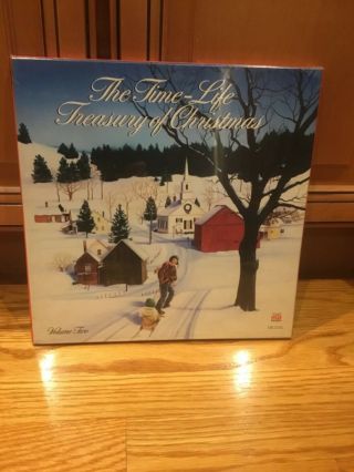 Time Life Treasury Of Christmas 3 Record Vinyl Album Box Set 1986