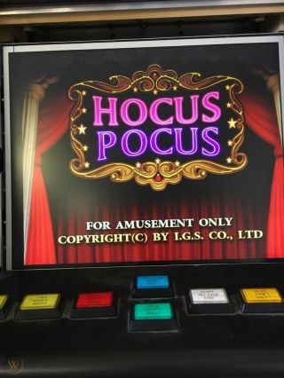 Hocus Pocus Magic Show Igs - Vga 25 Liner Cherry Master Game Board Casino 8 Line