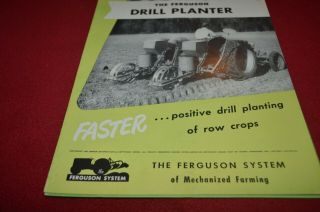 Ferguson Tractor Drill Planter Dealers Brochure Amil15