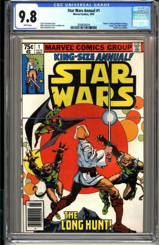 Star Wars King - Size Annual 1 Cgc 9.  8 Wp Nm/mt Marvel 1979 Walt Simonson Cover