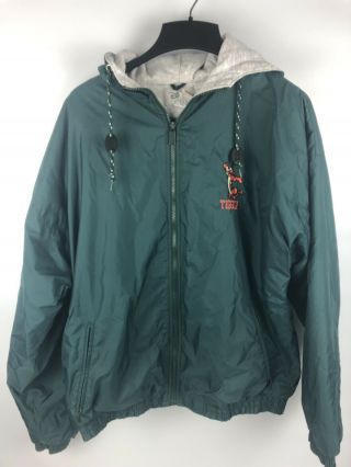 Vintage - Disney - Tigger Green Full Zip Hooded Jacket,  Lined - 2xl