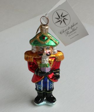 Christopher Radko Toy Soldier On Guard 5 " Ornament